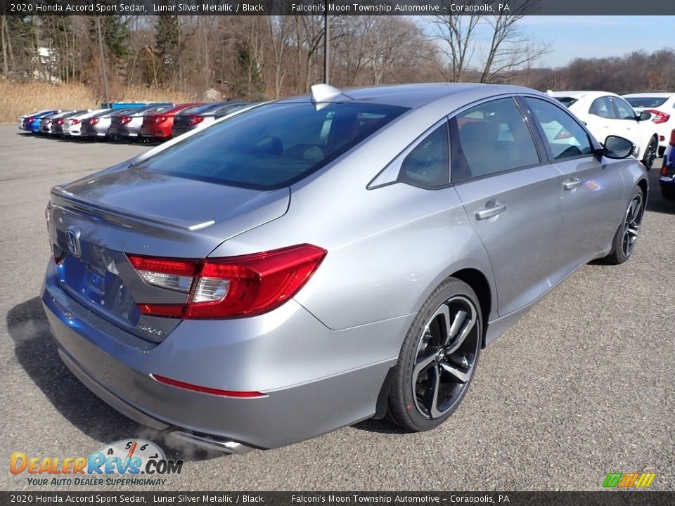 2020 Honda Accord Sport Sedan Lunar Silver Metallic / Black Photo #4