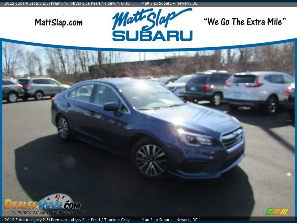 2019 Subaru Legacy 2.5i Premium Abyss Blue Pearl / Titanium Gray Photo #1