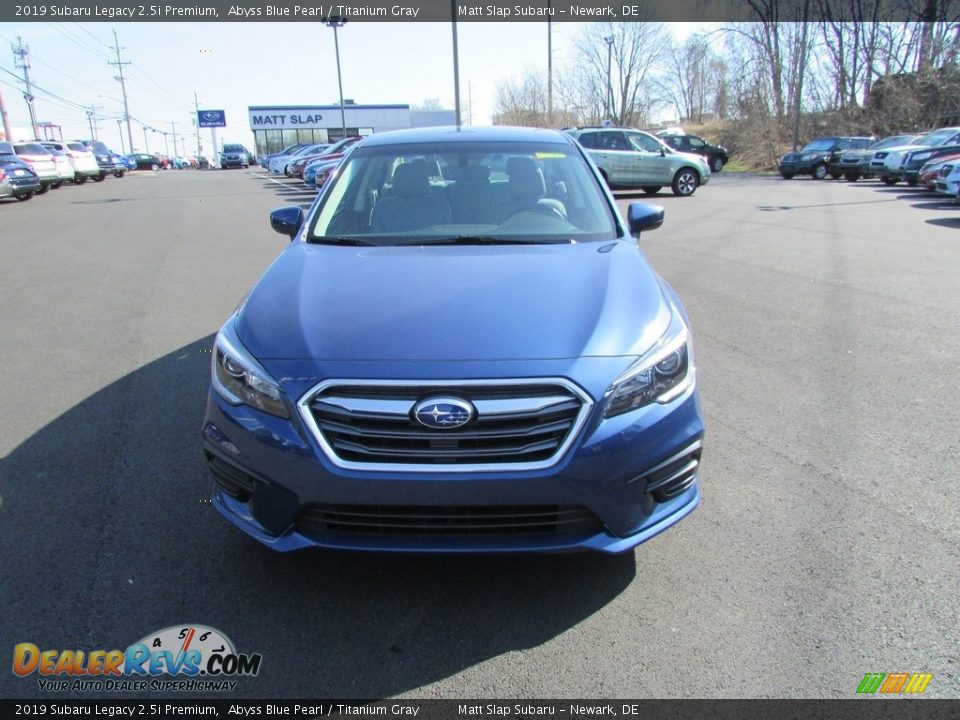 2019 Subaru Legacy 2.5i Premium Abyss Blue Pearl / Titanium Gray Photo #3