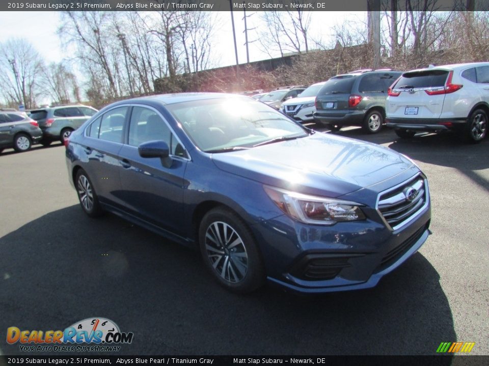 2019 Subaru Legacy 2.5i Premium Abyss Blue Pearl / Titanium Gray Photo #4