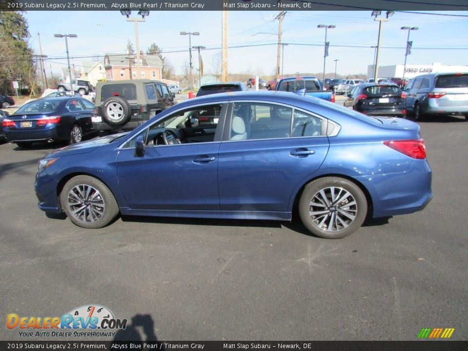 2019 Subaru Legacy 2.5i Premium Abyss Blue Pearl / Titanium Gray Photo #9