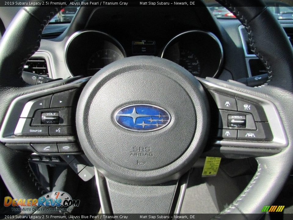 2019 Subaru Legacy 2.5i Premium Abyss Blue Pearl / Titanium Gray Photo #11