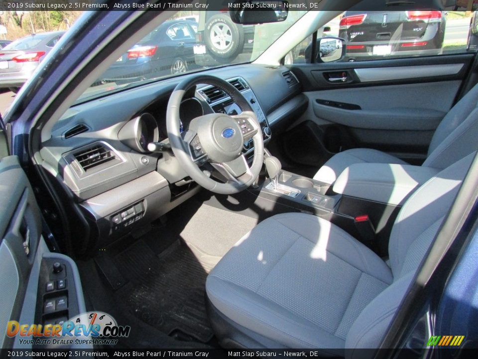2019 Subaru Legacy 2.5i Premium Abyss Blue Pearl / Titanium Gray Photo #12
