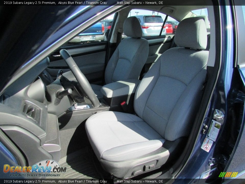 2019 Subaru Legacy 2.5i Premium Abyss Blue Pearl / Titanium Gray Photo #16