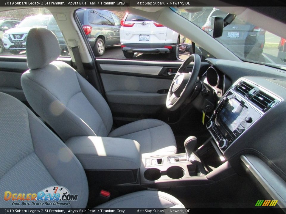 2019 Subaru Legacy 2.5i Premium Abyss Blue Pearl / Titanium Gray Photo #17
