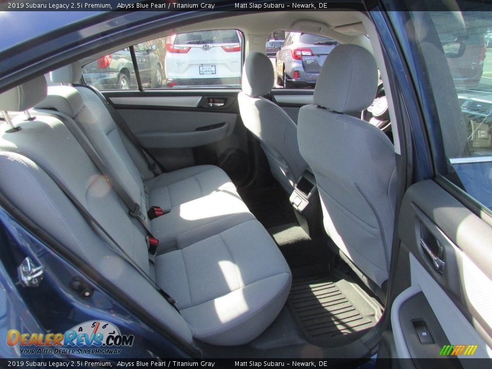2019 Subaru Legacy 2.5i Premium Abyss Blue Pearl / Titanium Gray Photo #19
