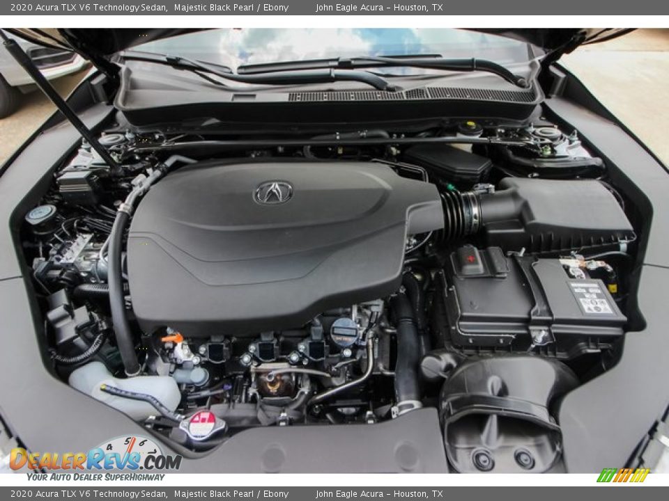 2020 Acura TLX V6 Technology Sedan Majestic Black Pearl / Ebony Photo #24