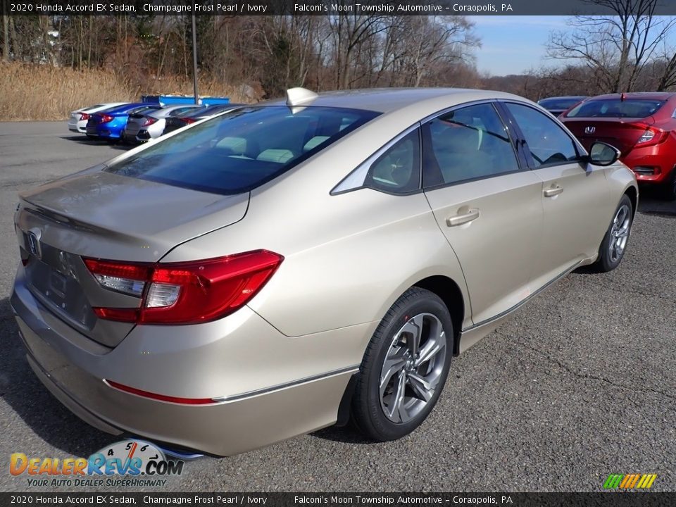 2020 Honda Accord EX Sedan Champagne Frost Pearl / Ivory Photo #4