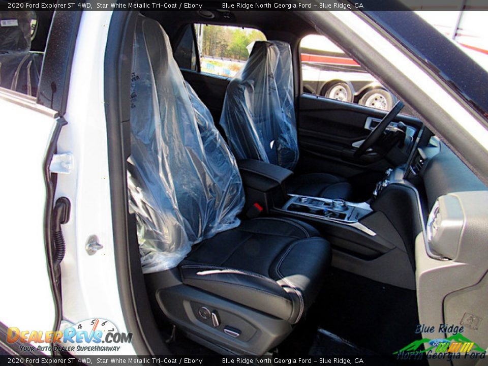 2020 Ford Explorer ST 4WD Star White Metallic Tri-Coat / Ebony Photo #15