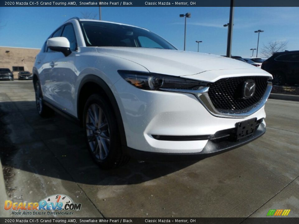 2020 Mazda CX-5 Grand Touring AWD Snowflake White Pearl / Black Photo #1