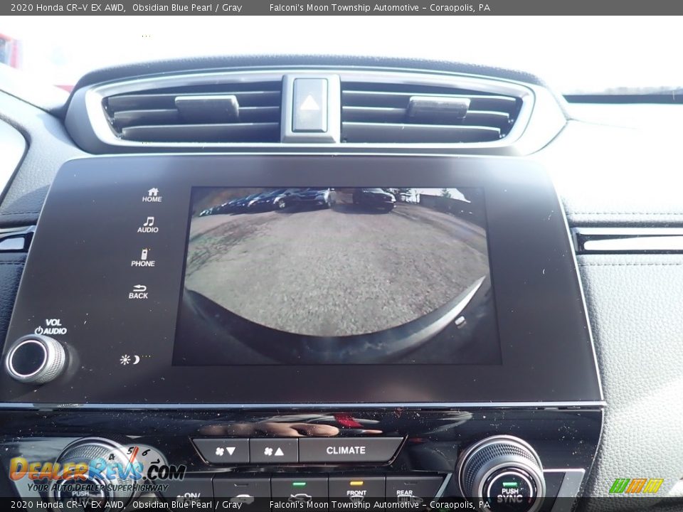 2020 Honda CR-V EX AWD Obsidian Blue Pearl / Gray Photo #15