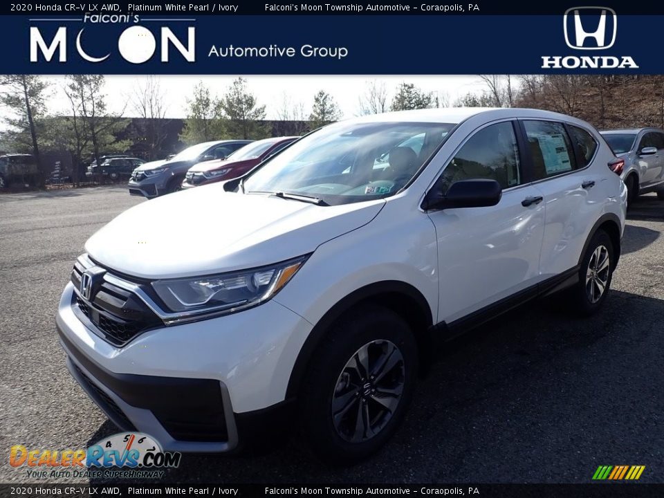 2020 Honda CR-V LX AWD Platinum White Pearl / Ivory Photo #1