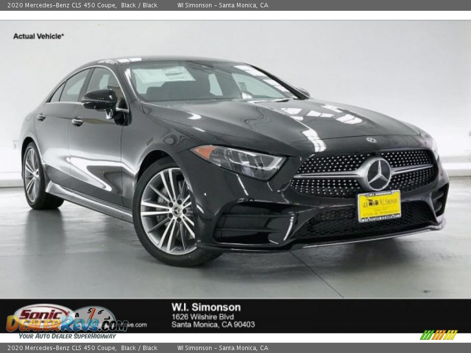 2020 Mercedes-Benz CLS 450 Coupe Black / Black Photo #1