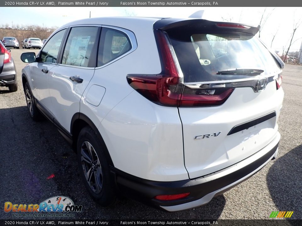 2020 Honda CR-V LX AWD Platinum White Pearl / Ivory Photo #2