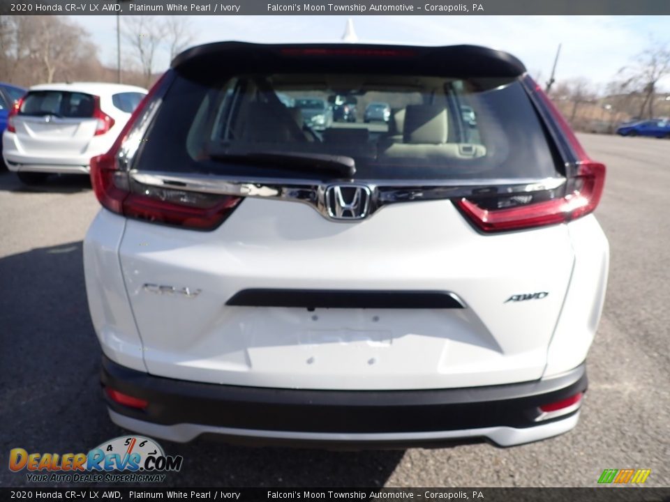 2020 Honda CR-V LX AWD Platinum White Pearl / Ivory Photo #3