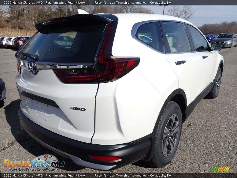 2020 Honda CR-V LX AWD Platinum White Pearl / Ivory Photo #4