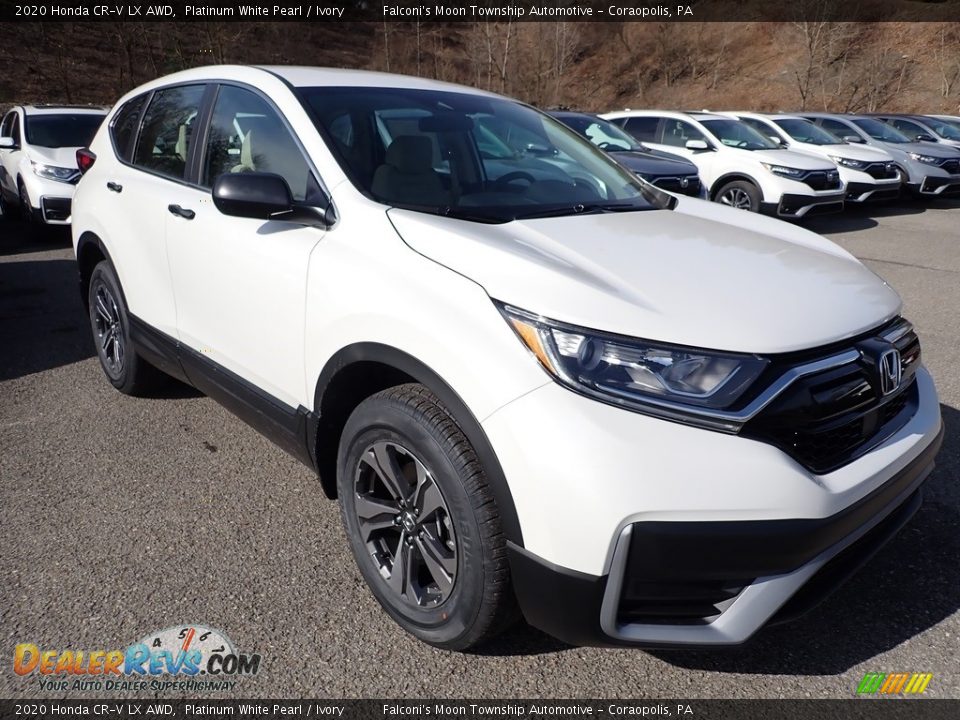 2020 Honda CR-V LX AWD Platinum White Pearl / Ivory Photo #5