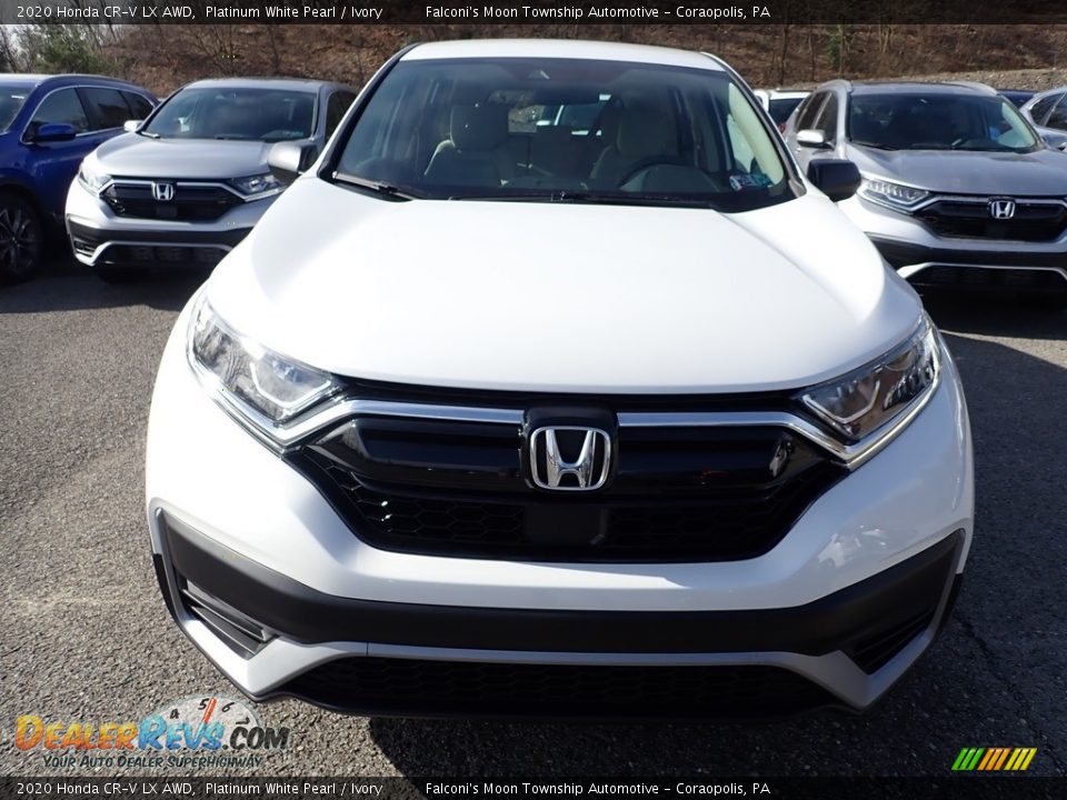 2020 Honda CR-V LX AWD Platinum White Pearl / Ivory Photo #6