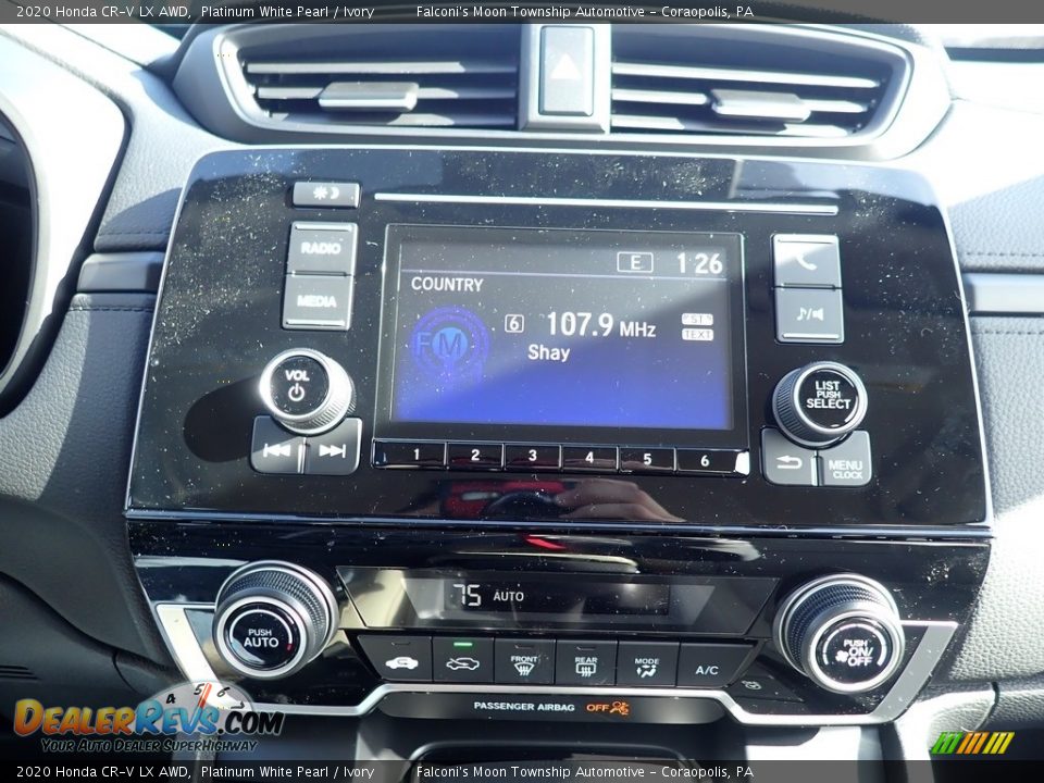2020 Honda CR-V LX AWD Platinum White Pearl / Ivory Photo #12