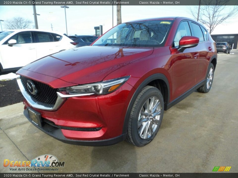2020 Mazda CX-5 Grand Touring Reserve AWD Soul Red Crystal Metallic / Parchment Photo #3