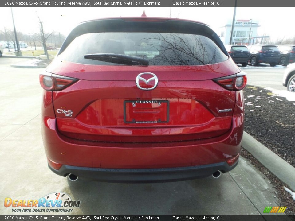 2020 Mazda CX-5 Grand Touring Reserve AWD Soul Red Crystal Metallic / Parchment Photo #5