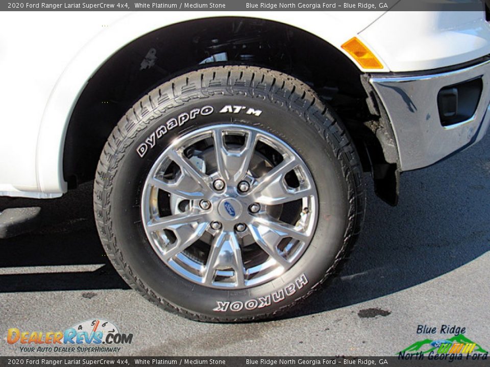 2020 Ford Ranger Lariat SuperCrew 4x4 White Platinum / Medium Stone Photo #9