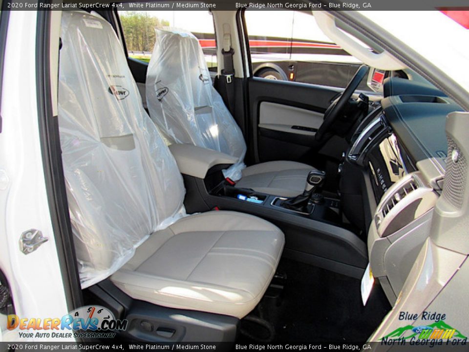 2020 Ford Ranger Lariat SuperCrew 4x4 White Platinum / Medium Stone Photo #11