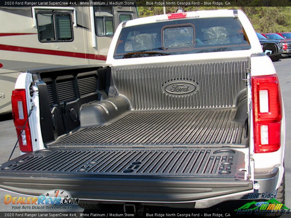2020 Ford Ranger Lariat SuperCrew 4x4 White Platinum / Medium Stone Photo #13