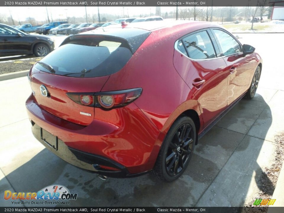 2020 Mazda MAZDA3 Premium Hatchback AWD Soul Red Crystal Metallic / Black Photo #7
