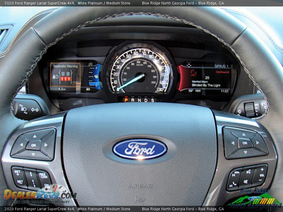 2020 Ford Ranger Lariat SuperCrew 4x4 White Platinum / Medium Stone Photo #17