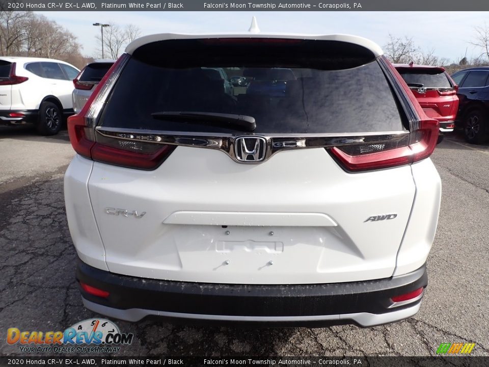 2020 Honda CR-V EX-L AWD Platinum White Pearl / Black Photo #3
