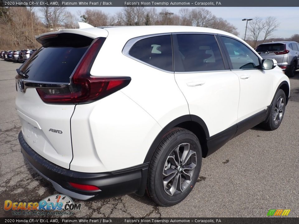 2020 Honda CR-V EX-L AWD Platinum White Pearl / Black Photo #4