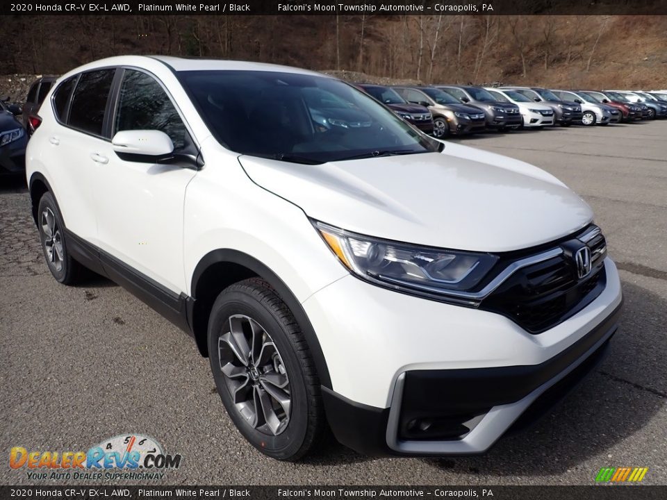 2020 Honda CR-V EX-L AWD Platinum White Pearl / Black Photo #5