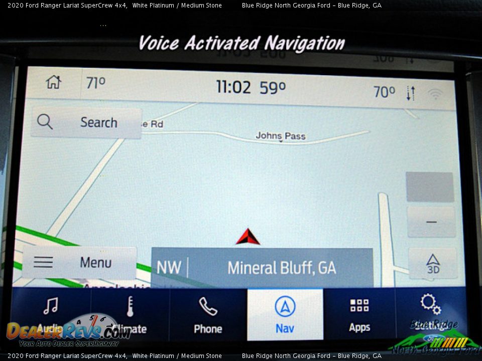 2020 Ford Ranger Lariat SuperCrew 4x4 White Platinum / Medium Stone Photo #21