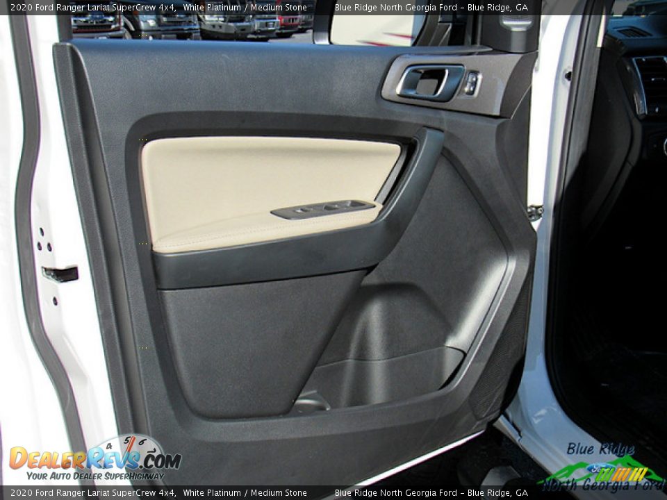 2020 Ford Ranger Lariat SuperCrew 4x4 White Platinum / Medium Stone Photo #25