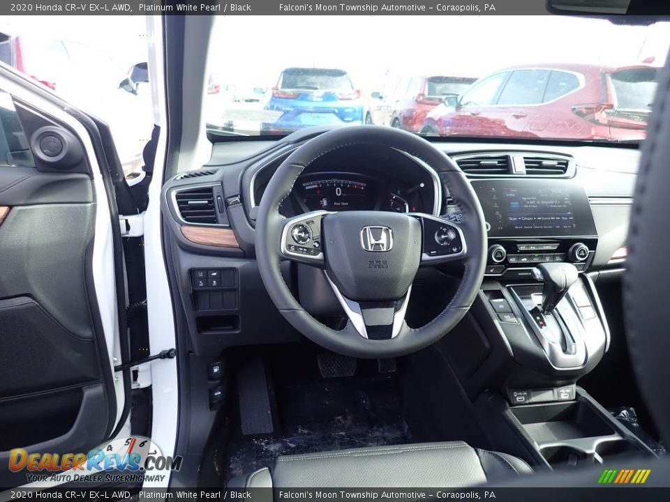 2020 Honda CR-V EX-L AWD Platinum White Pearl / Black Photo #10