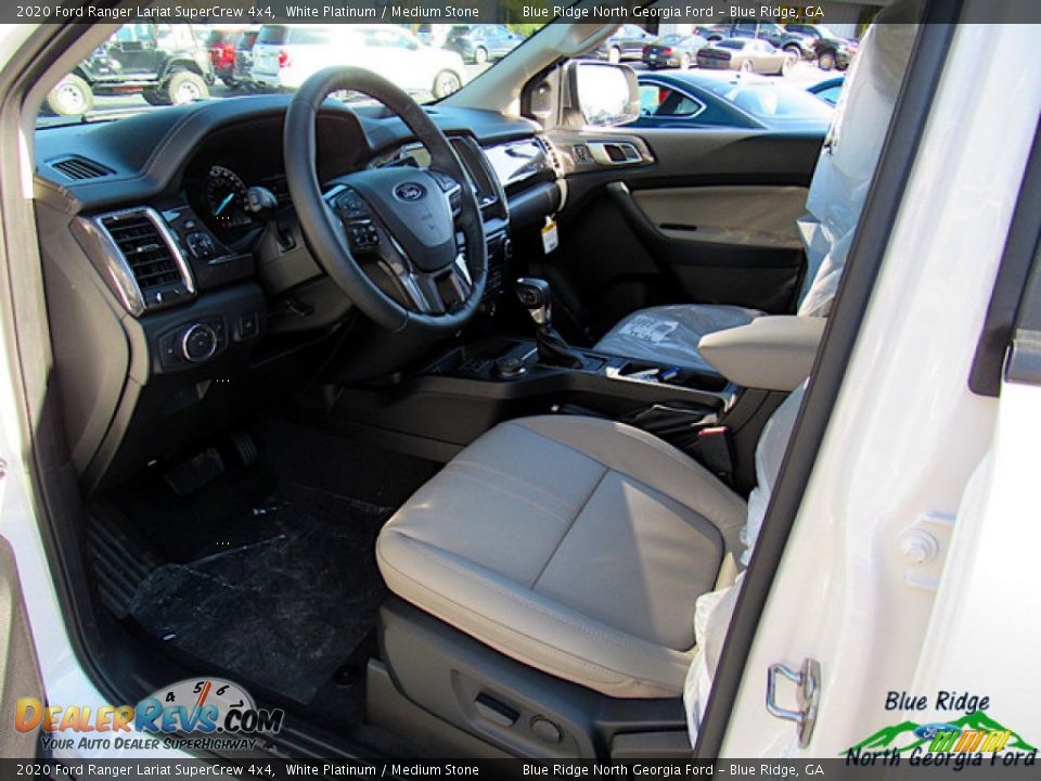 2020 Ford Ranger Lariat SuperCrew 4x4 White Platinum / Medium Stone Photo #26