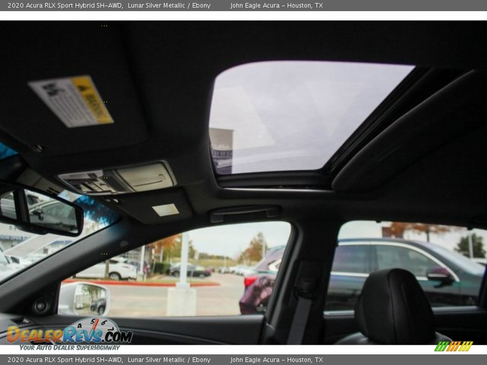 2020 Acura RLX Sport Hybrid SH-AWD Lunar Silver Metallic / Ebony Photo #15