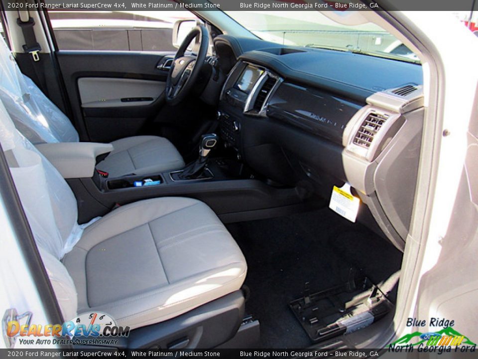 2020 Ford Ranger Lariat SuperCrew 4x4 White Platinum / Medium Stone Photo #27