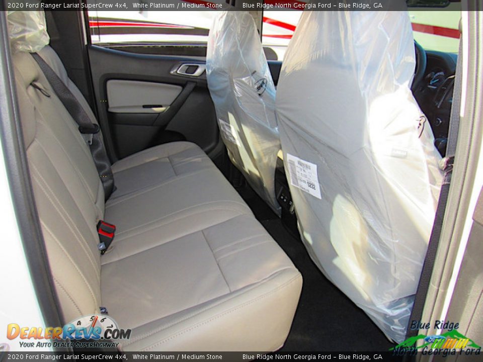2020 Ford Ranger Lariat SuperCrew 4x4 White Platinum / Medium Stone Photo #28