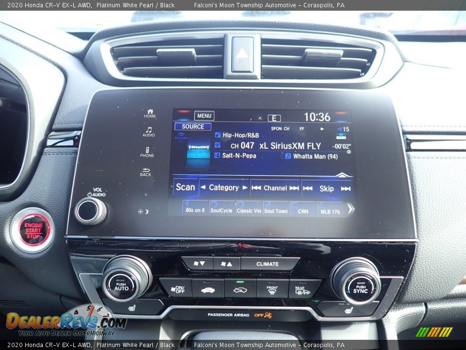 2020 Honda CR-V EX-L AWD Platinum White Pearl / Black Photo #14