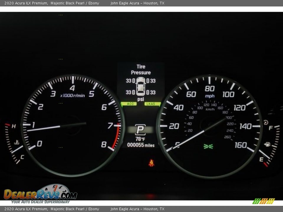 2020 Acura ILX Premium Majestic Black Pearl / Ebony Photo #32