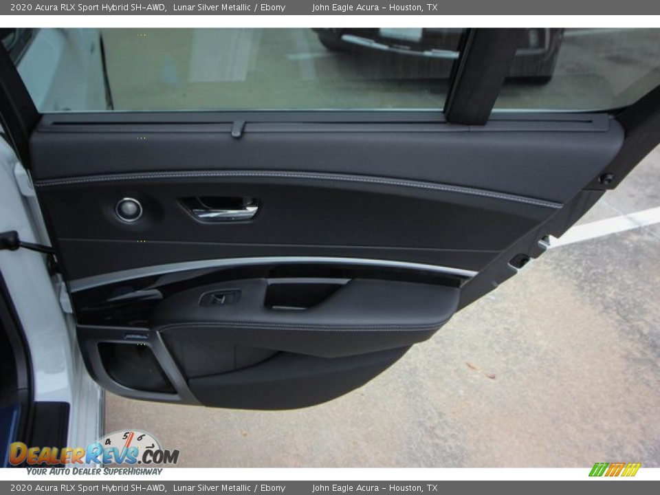 2020 Acura RLX Sport Hybrid SH-AWD Lunar Silver Metallic / Ebony Photo #22