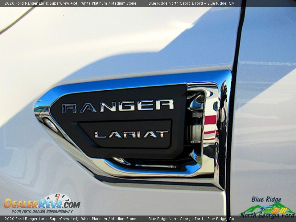 2020 Ford Ranger Lariat SuperCrew 4x4 White Platinum / Medium Stone Photo #33