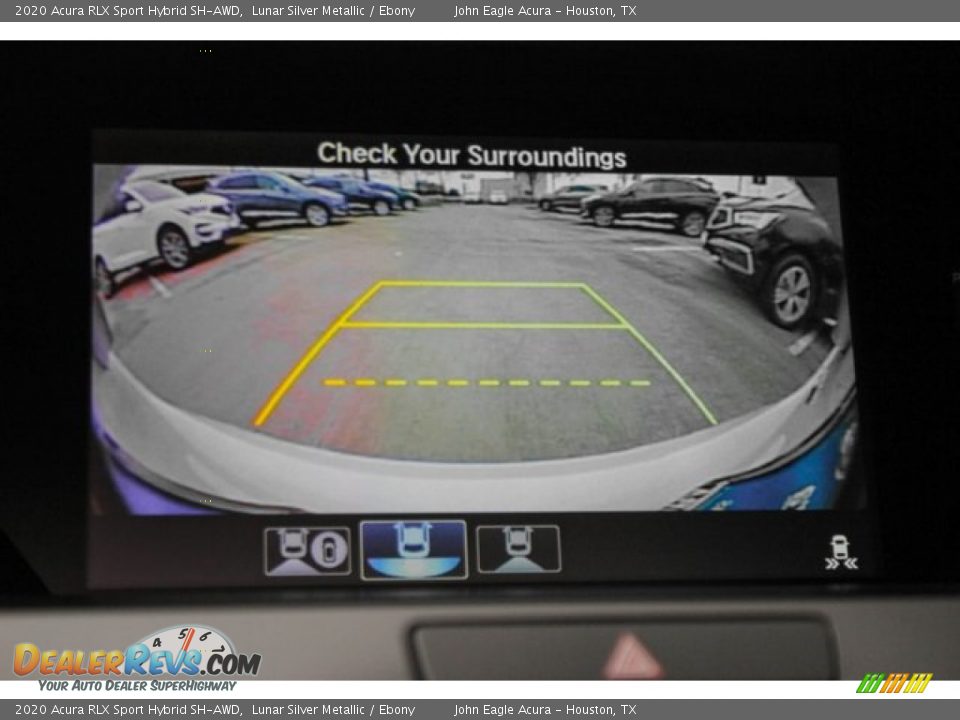 2020 Acura RLX Sport Hybrid SH-AWD Lunar Silver Metallic / Ebony Photo #33