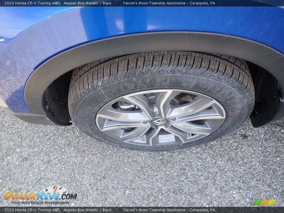 2020 Honda CR-V Touring AWD Aegean Blue Metallic / Black Photo #7