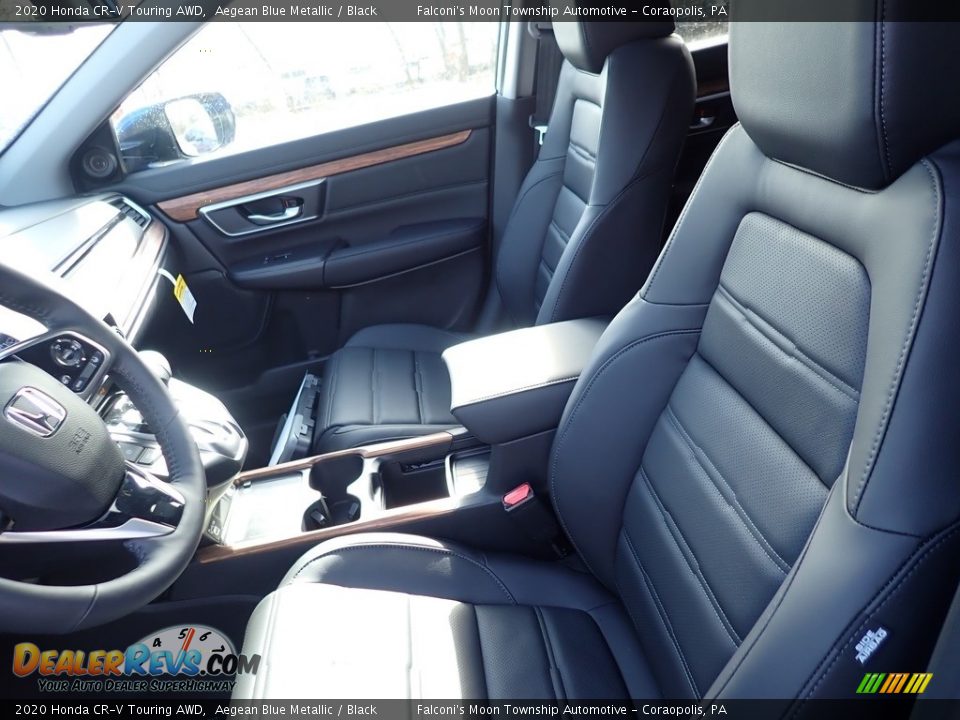 2020 Honda CR-V Touring AWD Aegean Blue Metallic / Black Photo #8