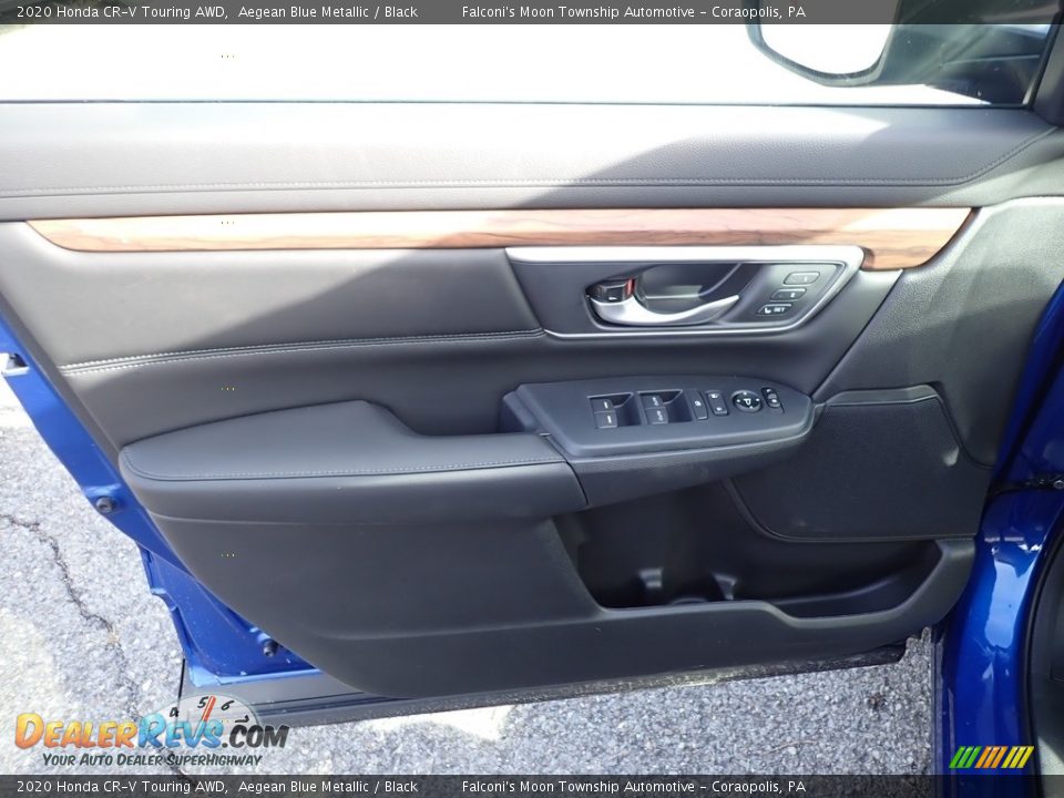 2020 Honda CR-V Touring AWD Aegean Blue Metallic / Black Photo #11