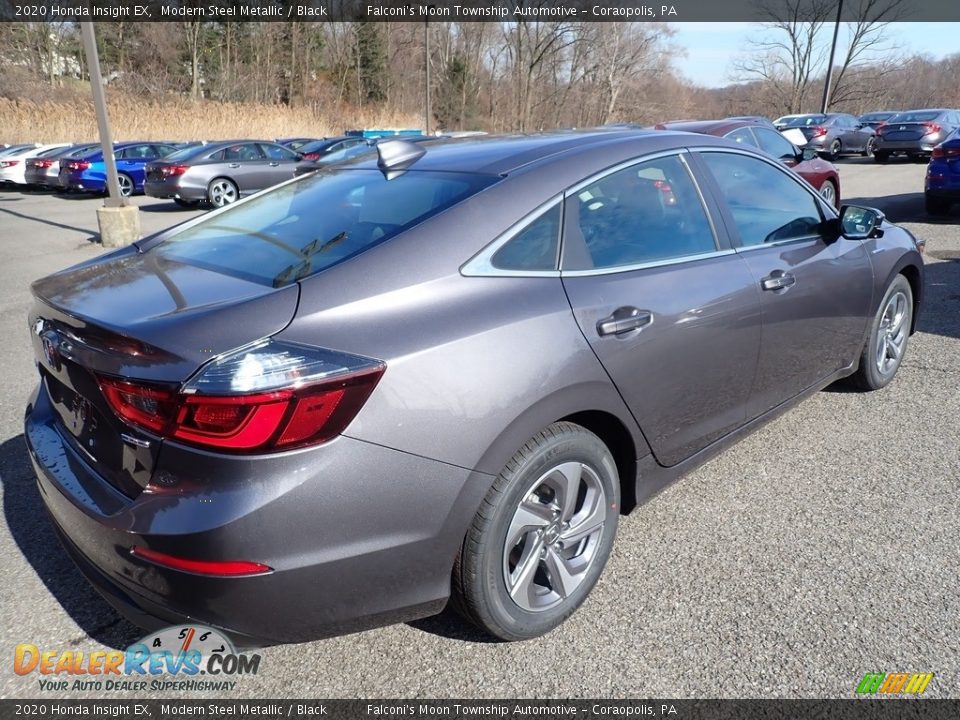 2020 Honda Insight EX Modern Steel Metallic / Black Photo #5