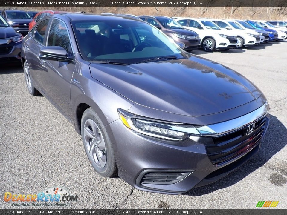 2020 Honda Insight EX Modern Steel Metallic / Black Photo #6